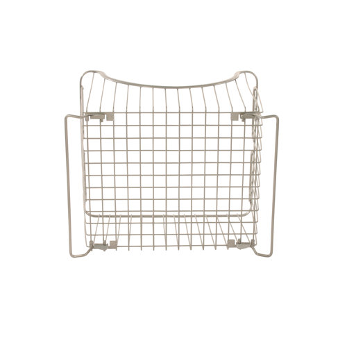 Rebrilliant Stackable Pantry Metal Basket & Reviews Wayfair